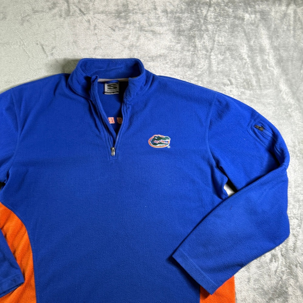 Stadium Athletics Florida Gators Fleece Pullover Quarter Zip Jacket XL